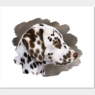 Dalmatian Puppy painting Posters and Art